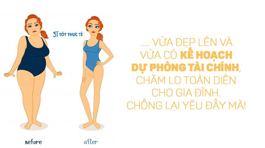 Mua BHNT giảm cân, chồng yêu!